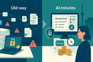 AI Minutes vs. Recording Secretaries — Facts for Condo Boards